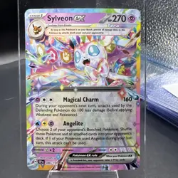 Pokemon TCG Sylveon ex 86/191 Surging Sparks Double Rare NM - Image 1