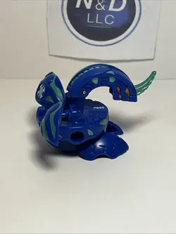 Bakugan B1 Aquos Dragonoid 300G Blue Battle Brawlers Read RARE - Image 4