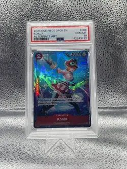 One Piece Koala Alternate Art Op05-006 Psa 10 - Image 1