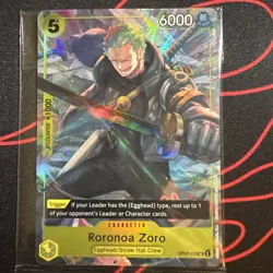 Roronoa Zoro OP07-113 UC Foil Illustration Box Vol.3 One Piece Promo Sealed - Image 1