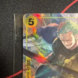 Roronoa Zoro OP07-113 UC Foil Illustration Box Vol.3 One Piece Promo Sealed - Image 2