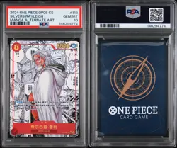 2024 One Piece CHINESE Silvers Rayleigh OP08-118 Two Legends Manga Alt PSA 10 - Image 1
