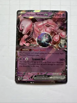 Team Rocket's Mewtwo ex 205 Sv: Scarlet & Violet Promo Cards Holo - Image 1