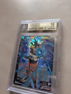 DBS - Son Goku, Divine Presence BGS 10 BT14-005 SR Cross Spirits Card - Image 2