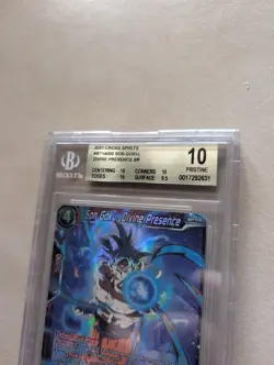 DBS - Son Goku, Divine Presence BGS 10 BT14-005 SR Cross Spirits Card - Image 3