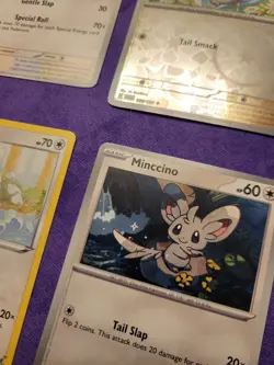 Pokemon Minccino Cinccino 8 Cards Collection Set Nm/Lp English - Image 5