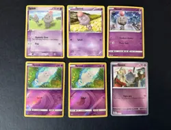 Pokemon TCG Spoink Card Lot (6 Cards, 2005, 2016, 2021, English) - Image 1