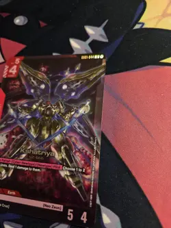 Kshatriya (GD01-044) - Newtype Rising #GD01-044 LR - NM Foil Gundam Card Game - Image 4