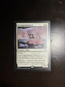 Nesting Dovehawk #17 *Normal* (NM) - Commander: March of the Machine MTG - Image 2
