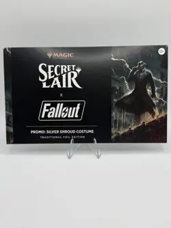 MTG Secret Lair x Fallout - Promo: Silver Shroud Costume - Sealed FOIL - Image 1