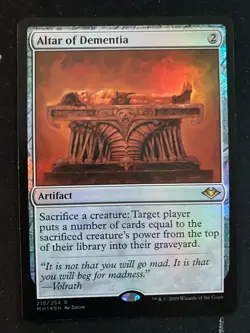 MTG Modern Horizons 1 Altar of Dementia foil - Image 1