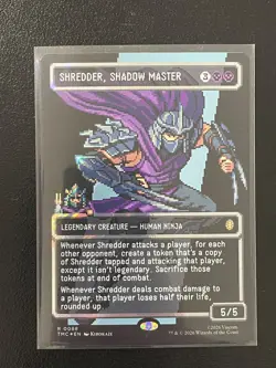 Shredder, Shadow Master (Borderless) (Surge Foil) Commander: Teenage Mutant... - Image 1
