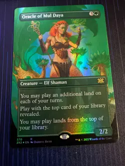 MTG Oracle of Mul Daya Borderless Double Masters 2022 Foil NM - Image 1