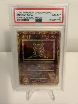Pokemon TCG Ancient Mew 2000 Movie Promo Holo Card PSA 8 NM-MT - Image 1