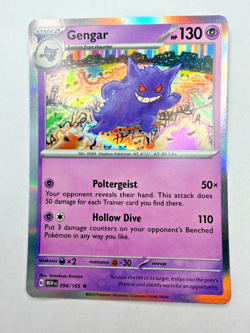 Pokemon TCG NM Gengar 094/165 Sv: Scarlet & Violet 151 Holo 2023 - Image 2