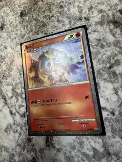 Entei HGSS20 Heart Gold Soul Silver Promo Pokemon Card Holo - Image 2