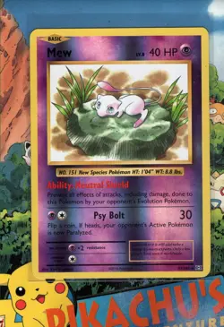 Pokemon TCG Mew 53/108 Reverse Holo XY - Evolutions NM - Image 1