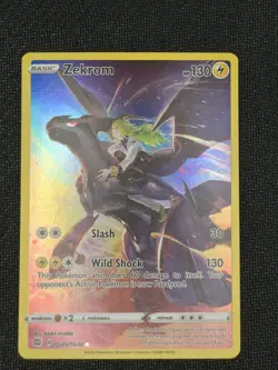 Pokemon TCG Zekrom Holo Ultra Rare Trainer Gallery TG05/TG30 Brilliant Stars - Image 1