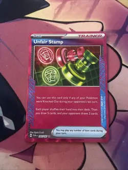 Pokemon Unfair Stamp Ace Spec 165/167 twilight masquerade - Image 1