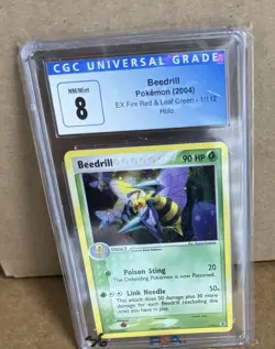 | Pokemon Beedrill 1/112 Fire Red & Leaf Green Reverse Holo Rare CGC 8 🔥 PSA | - Image 1