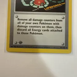 Pokemon Center 085/102 Base Set (Shadowless) Regular 1st Edition - Image 3