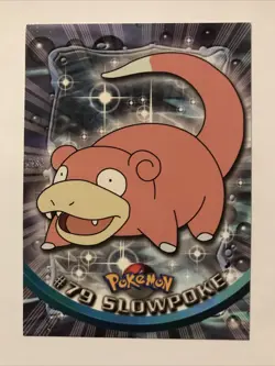 Topps Slowpoke #79 - (NM) Non Holo - 1st Edition (Blue Label) Pokemon - Image 1