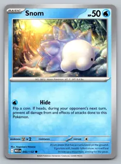Pokemon TCG ME01: Mega Evolution Snom 042/132 - Image 1