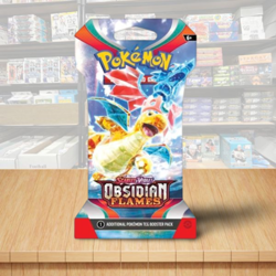 Pokemon Scarlet & Violet Obsidian Flames Sealed Booster Sleeved Pack - Cover1 - Image 1