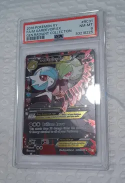 2016 POKEMON XY GENERATIONS RADIANT COLLECTION FULL ART/M GARDEVOIR EX PSA 8 - Image 3