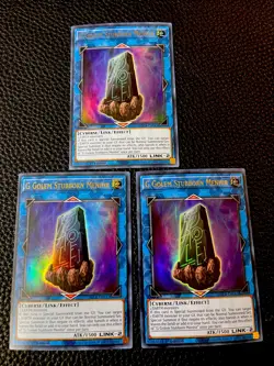 G Golem Stubborn Menhir (X3) BLCR-EN043 Yugioh 1st Edition (New) - Image 1