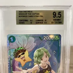 Wings Of The Captain #OP06-025 Camie Alt Art English BGS 9.5 One Piece **Read** - Image 3