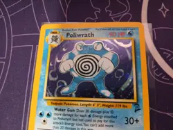 Poliwrath 015/130 Magneton 9/130 Holo Rare Base Set 2 Holo Pokemon Card LP-NM - Image 2