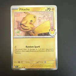 Pikachu (Pokemon Day 2026) 051/162 Miscellaneous Cards & Products Holo - Image 1