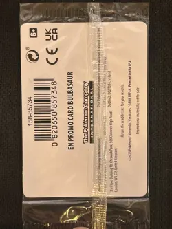 Bulbasaur - (Best Buy Exclusive) Promo Miscellaneous Cards & Products 001/165 NM - Image 2