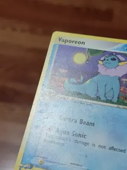 Vaporeon 25/100 EX Sandstorm 2003 Non-Holo Rare Pokemon Card! LP - Image 2