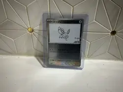Yu Nagaba x Pokemon Eevee Japanese card 2023 Promo card protector included - Image 1