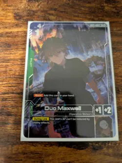 Gundam Card Game Duo Maxwell GD01-090 R+ Foil Alternate Art - Image 1