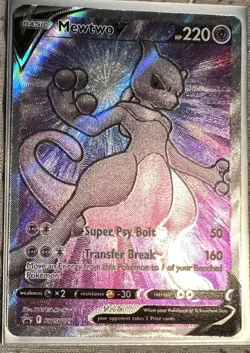 Mewtwo v SWSH229 Holo Promo Card Sword & Shield Sealed M Condition - Image 1