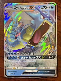 Pokemon card- Gyarados GX SM212 - Black Star Promo 2019 -NM - Image 1
