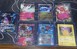 Pokemon EX & Mega Holo Card Lot 7 2012 and 2016 - Image 1
