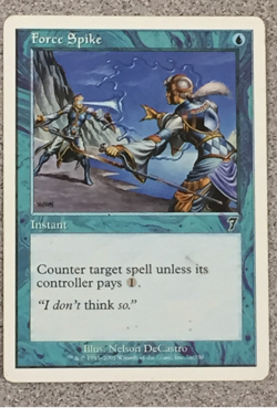 MTG - FORCE SPIKE 1X CORE SET 7TH EDITION - COMMON - INSTANT - LP - Image 3