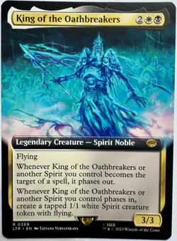 Magic LOTR: King of The Oath Breakers Extended Art #369 Rare NM/MINT - Image 1
