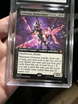 Gwenom, Remorseless (Extended Art) Marvel's Spider-Man Mythic CGC 10 Gem Low Pop - Image 2