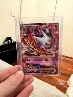 POKEMON MEGA M GENGAR EX XY166 (CARD #3) XY BLACK STAR PROMO HOLO RARE NM-M - Image 2