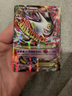 POKEMON MEGA M GENGAR EX XY166 (CARD #3) XY BLACK STAR PROMO HOLO RARE NM-M - Image 5