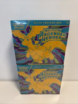 Pokemon TCG - Ascended Heroes ETB Elite Trainer Box Sealed x 2 ✅ Ships Today - Image 1