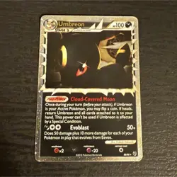 Pokemon Umbreon Prime Ultra Rare Holo Undaunted 86/90 English 2010 TCG - Image 1