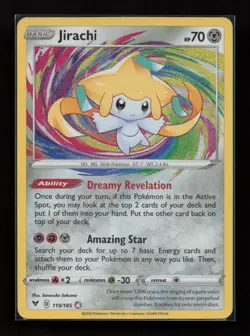 Jirachi 119/185 Amazing Rare Vivid Voltage Pokemon Near Mint - Image 1