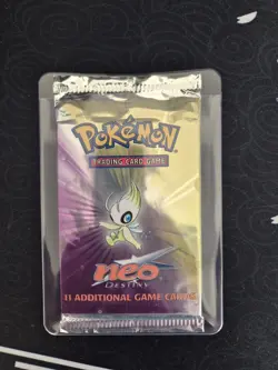 Pokemon Booster Neo Destiny SEALED Unweighed Artwork Celebi English Edition WOC - Image 1