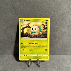 Rowlet 17/236 Yuka Morii Pokemon Cosmic Eclipse Near Mint - Image 1